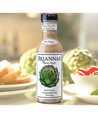 Brianna's Homestyle Real French Vinaigrette Salad Dressing Gluten Free No Sugar Vegan No MSG 355ml - Buy Online on GoSupps.com