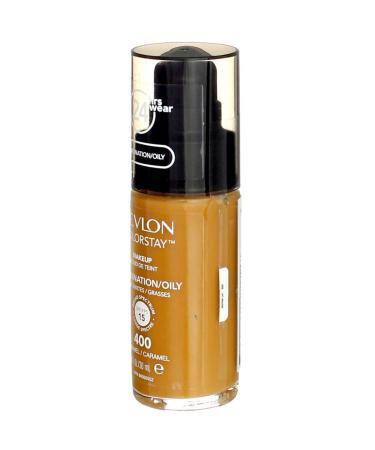 Revlon Colorstay Makeup 400 Caramel - Long-Lasting Foundation for CombinationOily Skin - 1 fl oz - Buy Online on GoSupps.com