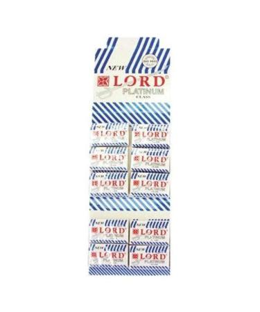 50 Lord Double Edge Safety Razor Blades Platinum Class