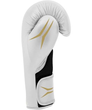 adidas Speed TILT 150 Boxing Gloves with New Tilt Technology - White/Gold/Black 12 oz - Buy Online on GoSupps.com
