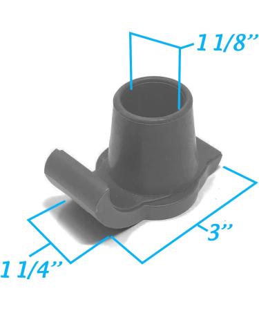 Top Glides DuraSki Heavy Duty Walker Ski Glides - 2 Pairs for 1 1/8 Inch Tubes - Buy Online on GoSupps.com