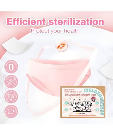 Eco-Friendly Laundry Detergent Sheets Set - 60 Sheets Fresh Scent for Home Travel & Camping | Perfect for Underwear & Bras - Buy Online on GoSupps.com