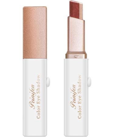 Eyeshadow Stick Matte Finish - Waterproof Long Lasting Bicolor Eye Shadow 6 Gradient Colors Eyeshadow Pencils For Natural Pink Brown Women Girls - Eyes Cosmetics Makeup Sticks Starter Travel Use Aezon 03# Reddish Brown - Buy Online on GoSupps.com