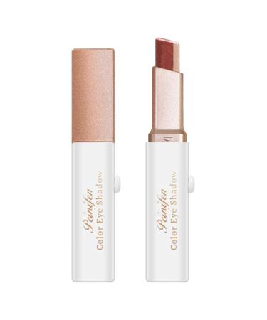 Nictules Eyeshadow Stick 6 Color Gradient Bicolor Eyeshadow Whiter Finish Shimmer Waterproof Eyeshadow Stick for Women and Girls Eye Makeup Long Lasting Creamy Wearable