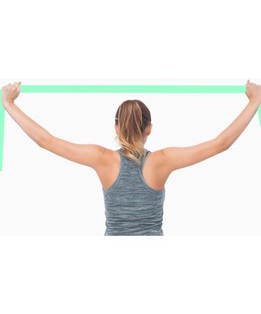 HANABASS Yoga Resistance Bands - Elastic Exercise Bands for Pilates Rehab & Strength Training - Light Green - International Shipping Available - Buy Online on GoSupps.com