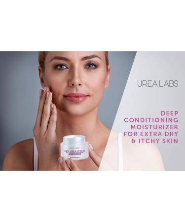 UREA LABS 10% Urea Cream with Salicylic Acid and Lavender Oil - Daily Moisturizer for Face, Hands, Feet & Body - Hydrating Therapeutic Cream for Dry Skin & Keratosis Pilaris - Buy Online on GoSupps.com