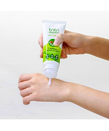 TNTN MOM'S Cabbage Breast Care Set - 8 Patch + 3.38 Fl oz Cream for Breastfeeding and Pregnancy - Buy Online on GoSupps.com