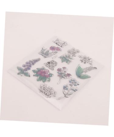 Lurrose 3pcs Postage Stamps Clear Wax Seal Clear Stamp Block Scrapbooking Stamps Account Finished Chapter - Buy Online on GoSupps.com