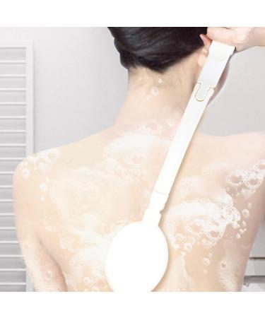 Mintata Foldable Long Handle Body Shower Brush - Exfoliating Back Scrubber for Men and Women - Buy Online on GoSupps.com