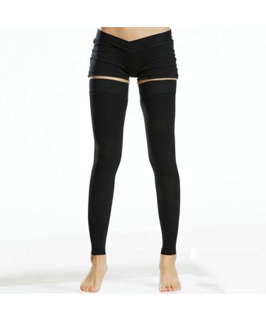 Buy Aciyd Compression Stockings - Medical Thigh Leg Cuff 20 30 mmHg for Varicose Veins | Elastic Anti-Thrombosis Sports Stockings (Black S) - International Shipping - Buy Online on GoSupps.com