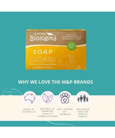 Biologika Lemon Scented Tea Tree Soap Bar 100g - Buy Online on GoSupps.com