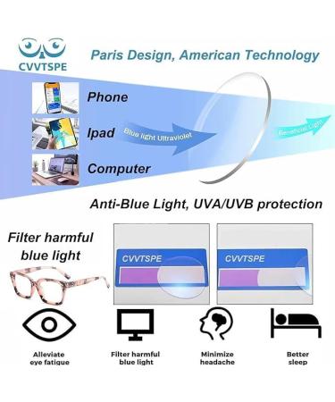 Shop Retro Spring Hinge Women's Blue Light Blocking Reading Glasses - Floral Pink & Tortoise - 2.5x Square Readers for Men & Women - Buy Online on GoSupps.com