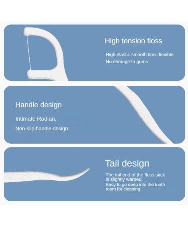 Floss Gang High Strength Flossing Sticks 6 Pack - 300 Sticks with Carrying Case | Perfect for Home Travel & Hotels - Buy Online on GoSupps.com