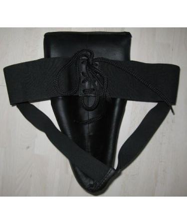 Buy High-Quality Bay Children Twin Tief Protection - XS Black Leather PU Suspensorium for Men & Youth | Kickboxing Karate & Martial Arts Protection - Buy Online on GoSupps.com