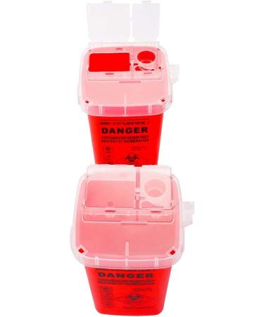 Sharps Disposal Container 5 Pack - 1 Quart Size, Needle Disposal - Buy Online on GoSupps.com