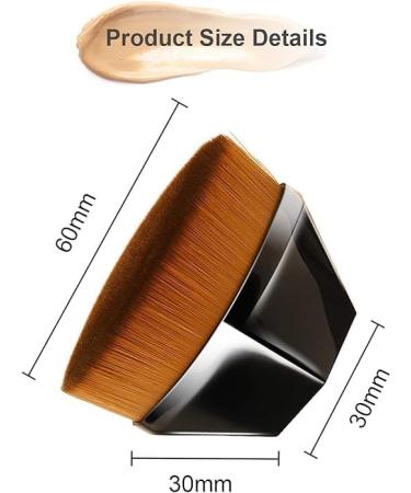 Foundation Brush Liquid Brush Make up Brush with Synthetic Dense Bristles for Blending Liquid Cream Concealer Premium Easy to Carry - Buy Online on GoSupps.com