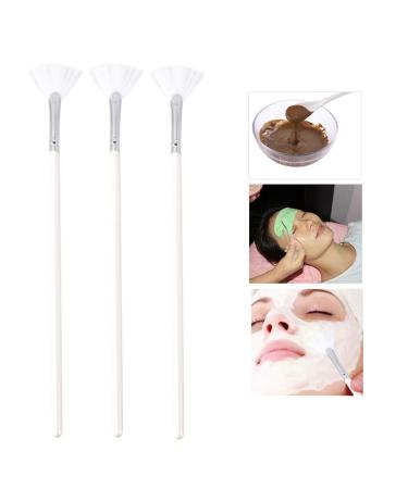 Solustre 3-Piece Chemical Peeling Tool Set | DIY Brush Applicator for Facial Treatments - Fan & Cream Brushes | Premium Cosmetic Tools for Mud & Dirt Removal - Buy Online on GoSupps.com