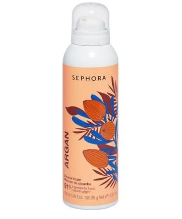 SEPHORA Shower Foam Argan 200 ML 91 INGREDIENTS FROM NATURAL ORIGIN