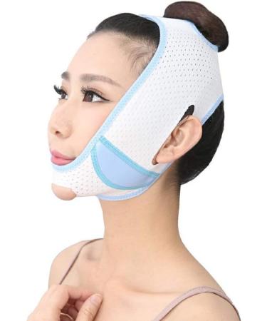Facelifting Bandage - V-Face Lifting Sleep Mask for Double Chin & Cheek Slimming | White Facial Slimming Belt - Buy Online on GoSupps.com
