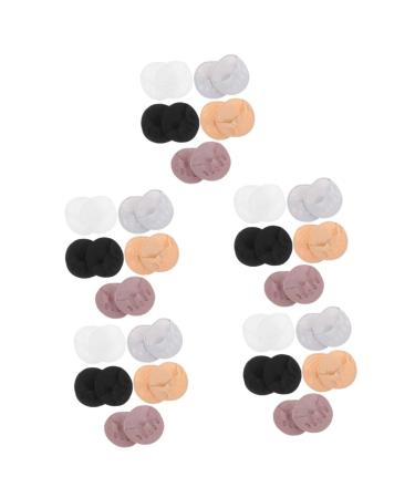 Hemoton 25 Pairs Invisible Five Toe Socks Womens Socks Women Half Socks Foot Cushion Socks Summer Socks for Women Half Socks for Summer Separated Finger Socks Women Invisible Socks Cotton