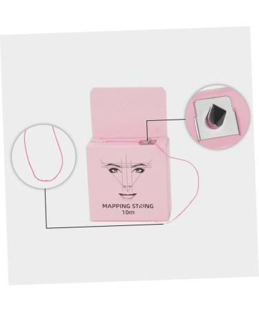 FOMIYES Make up Kit Pro Tools Cosmetic Measuring Tools Eyebrow Shaping Kit String Makeup Tools Portable 1 count (Pack of 1) Pink - Buy Online on GoSupps.com