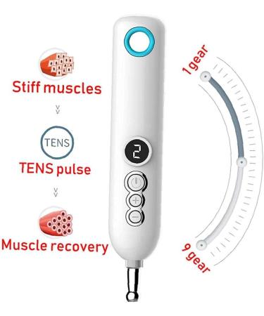 Bravolune Acupuncture Pen - Smart Electronic Meridian Massage Tool for Deep Tissue Relief | Foot Neck & Leg Therapy - Buy Online on GoSupps.com