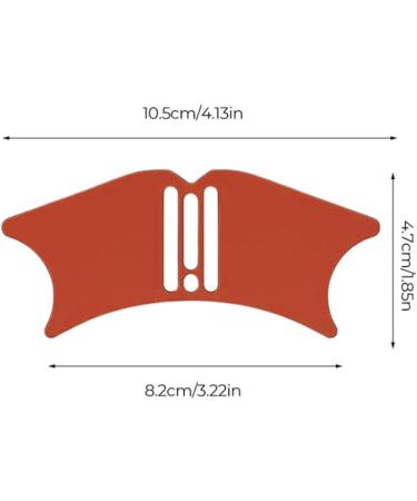 Nose Contour Template Nose Shade Tool Nose Contour Eyeliner Eyelashes Lip Discs 4in1 for Women and Beginners Eye Makeup Applicator Tool Orange1 - Buy Online on GoSupps.com