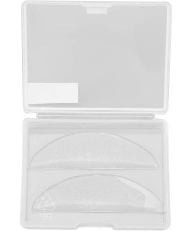 Silicone Eyelash Perming Curler Pads Sparkle Clear White Soft Lash Lift Rods for Home Professional Use with Storage Box (M) - Buy Online on GoSupps.com