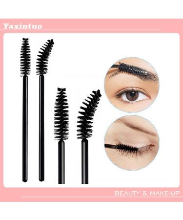 G2PLUS 50 pcs Disposable Eyelash Brushes - Black Mascara Wands for Eyelash Extensions - Perfect for Professional Use - Buy Online on GoSupps.com