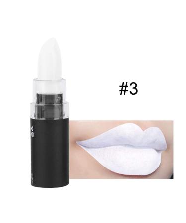 Long-Lasting Color Halloween Lipstick - High Color Rendering Matte Finish (No. 4 White) - Shop Now! - Buy Online on GoSupps.com