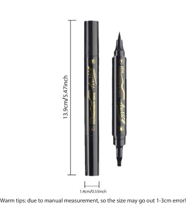 Double Ended Eyebrow Pencil with 4 Tips Micro Head 3D Waterproof Micro Brow Pencil Effortless Natural Looking Eyebrows Black HS - Buy Online on GoSupps.com