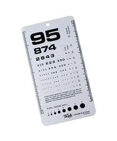 Ultimate Pocket Eye Chart Rosenbaum/Snellen