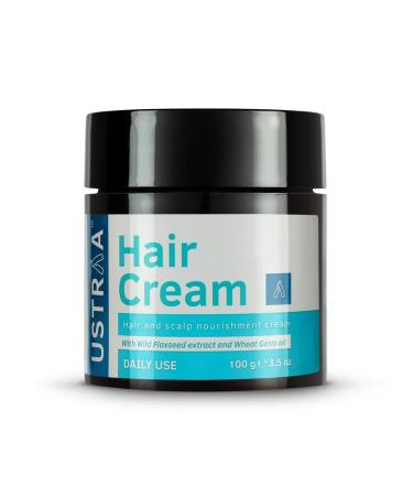 US...TRAA Hair Cream for Men - 100g - For Daily Use with Light Hold- Style & nourishment | Wheat Germ Oil | Wild Flax Seed Extracts | Moisturizes Hair | Non-sticky Sulphate & Paraben FREE