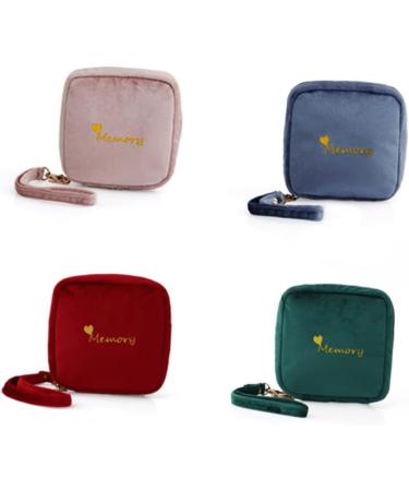 Buy Healeeved 2-Pack Makeup & Tampon Disposal Bag for Women | Portable Period Pad & Menstrual Patch Bags - 13x13x4cm - Buy Online on GoSupps.com