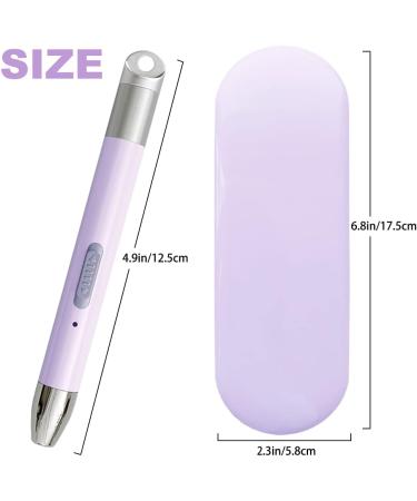 5D Diamond Painting LED Light Pen Kit - Rechargeable Art Accessory with 2 Light Modes, Glue, Clay & Storage Case - Purple - Buy Online on GoSupps.com