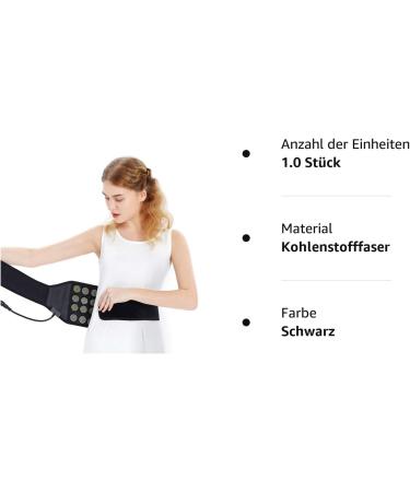 UTK Heating Belt & Cushion - 20 Jade Infrared Heating Pillows with Auto Switch-Off | EMF-Free & Smart Controller for Back Stomach and Loins - Buy Online on GoSupps.com
