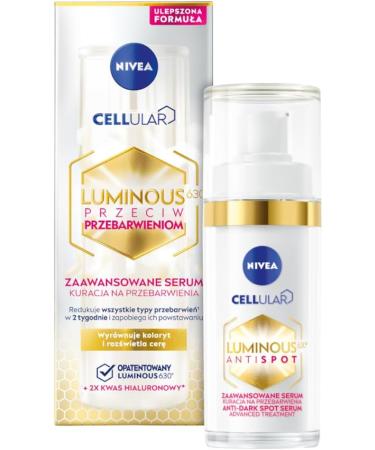 Beiersdorf AG Nivea 2 pack LUMINOUS day cream 40 ml and antidiscoloration serum 30 ml - Buy Online on GoSupps.com