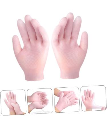 FRCOLOR 1pair Moisturizing Gloves Spa Gloves High Heels for Women Closed Toe Hand Care Supplies Girls Glove Girls Socks Hand Care Covers Pink Skin Friendly Cosmetic Bag Sebs Girl Child 21.5x13cm - Buy Online on GoSupps.com