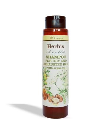 Flos de Herbis Herbis Natural shampoo for dry and damaged hair 300 ml with argan oil and plant extracts