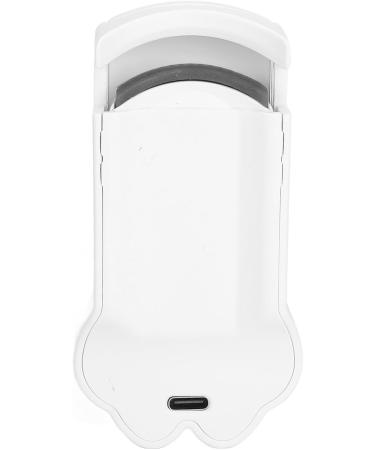 Heated Eyelash Curler T Shaped Design Quick Heating USB Rechargeable Safe and Easy to Use with Temperature Control for Beautifully Curled Lashes (White) - Buy Online on GoSupps.com