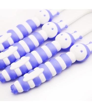 Kids Cartoon Bee Toothbrush - Cute Soft Bristles Individually Wrapped Fun Colors for Toddlers (3-12 Years - Buy Online on GoSupps.com