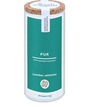 Lactobacillus salivarius Pur 2 billion (2 x 10 9) CFU in two sizes (290 capsules)