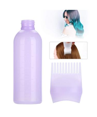 Root Comb Applicator Bottle - Hair Dyeing Tool with Brush for Barbers & Beauty Salons | Blue - Buy Online on GoSupps.com