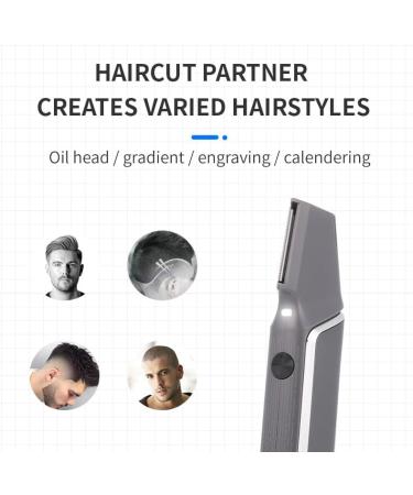 Men's Electric Hair Clipper Retractable USB Electric Body Hair Trimmer with Blades for Neck Back Face Bikini Groin - Buy Online on GoSupps.com
