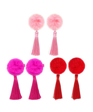 FRCOLOR 3 Pairs Chinese kids hairpin Chinese Bobby Pins Vintage Hair Clip Chinese Tassel Hair Clips kids hair accessories for girls kids hairpin for new year cheongsam tassel hairpin child