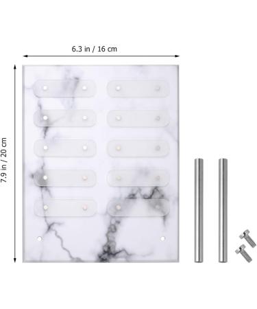 Minkissy Nail Art Showing Holder Marble Nail Art Detachable Color Card Display Board Acrylic False Tip Display Stand for Salon - Buy Online on GoSupps.com