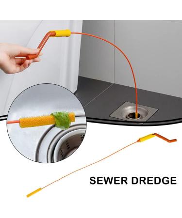 Drainage Blockage Remover Kit | Effective Drain Hair Remover Tool for Sewer Toilet Kitchen Sink & Bathroom Tub - Fast International Shipping - Buy Online on GoSupps.com