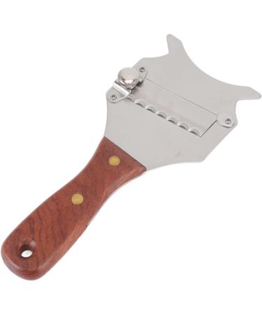 Premium Stainless Steel Truffle Plane & Cheese Slicer - Adjustable Blade Ergonomic Wooden Handle & Grater for Chocolate | International Shipping - Buy Online on GoSupps.com