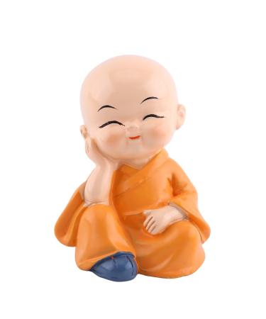 Ornement artisanal en r sine Miokycl statuette de quatre petits moines de Bouddha d coration automobile pour la maison