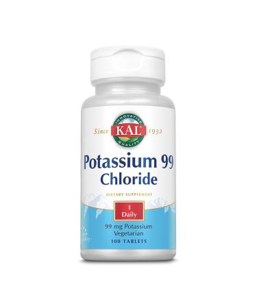 KAL Potassium 99 Chloride 99 mg 100 Tablets